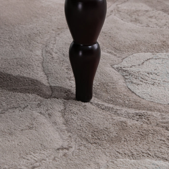 Vintage-Inspired Grey Loveseat - 2-Seat Sofa with Button Tufting and Carved Wood Legs - Elegant Couch for Compact Living Spaces