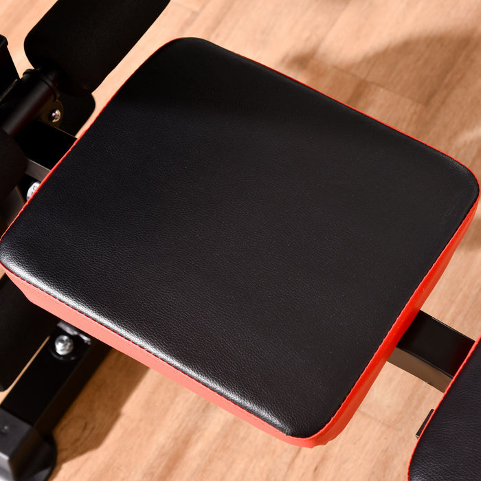 Multifunctional Adjustable Weight Bench - Leg Developer and Barbell Rack Included for Weightlifting and Strength Training - Ideal Home Gym Equipment for Fitness Enthusiasts