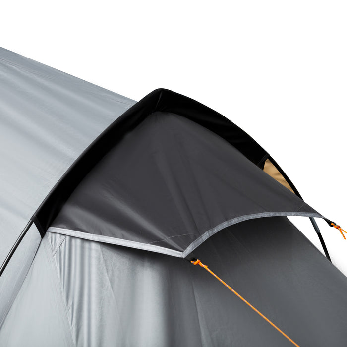 Double Layer Dome Camping Tent - 1-2 Person Weatherproof Backpacking Shelter with Vestibule Windows - Ideal for Fishing, Hiking and Lightweight Travel