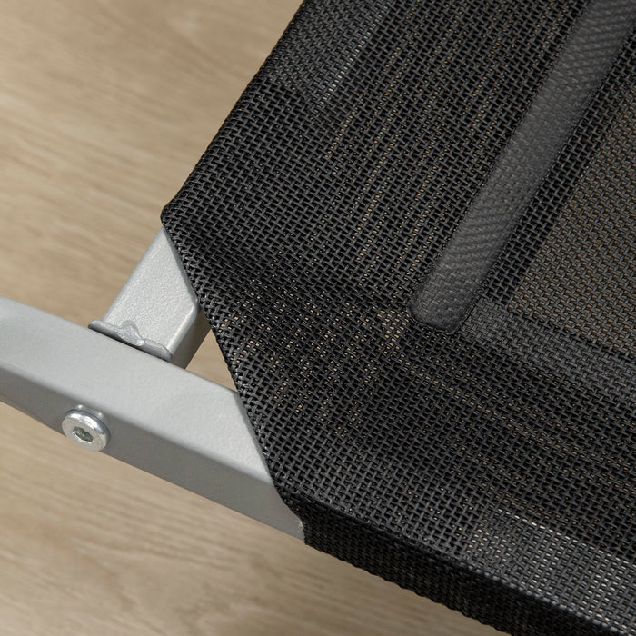 Cooling Elevated Dog Bed - Raised Cot-Style with Breathable Mesh Fabric for Large & Medium Pets - Non-Slip Pads, Durable Design, 110x75x20cm - Ideal for Comfort & Temperature Regulation