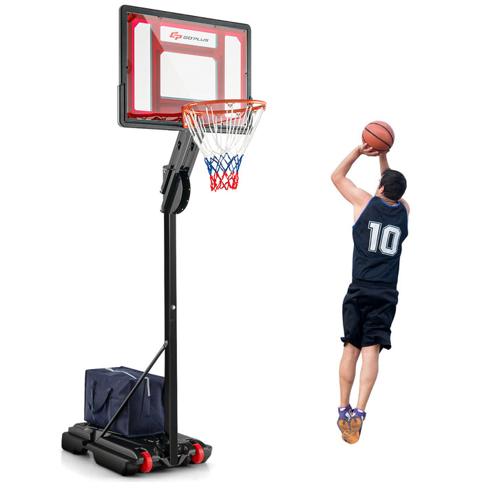 Basketball Hoop 1.55-3.1M model - Portable and Height Adjustable with Wheels - Ideal for Players of All Ages and Levels
