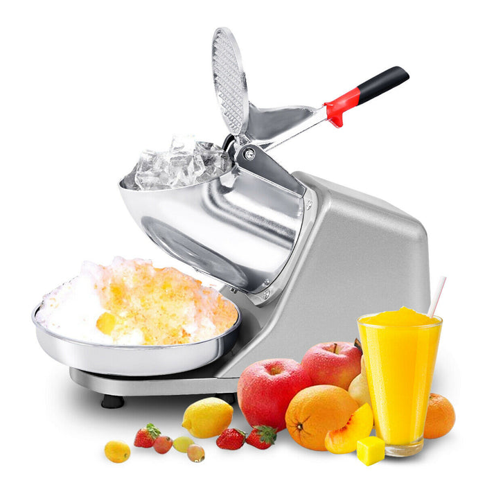 Stainless Steel Snow Cone Maker - Shaved Ice Machine, Durable and Easy to Clean - Ideal for Hot Summer Days, Parties, and Events