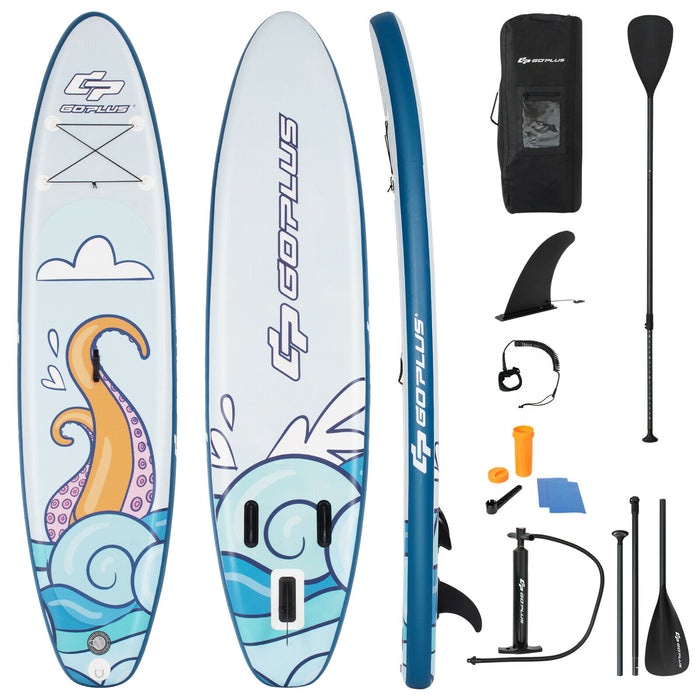 Inflatable SUP 10.5FT - Stand Up Paddle Board with Non-Slip Deck - Perfect For Water Sports Enthusiasts
