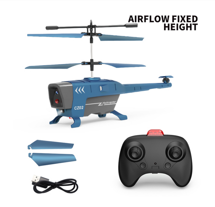 CX068 Black Ant - 2.5CH 3.5CH Intelligent Obstacle Avoidance Airflow Fixed Height RC Helicopter with USB Charging - Perfect for Beginner Flyers and Indoor Entertainment