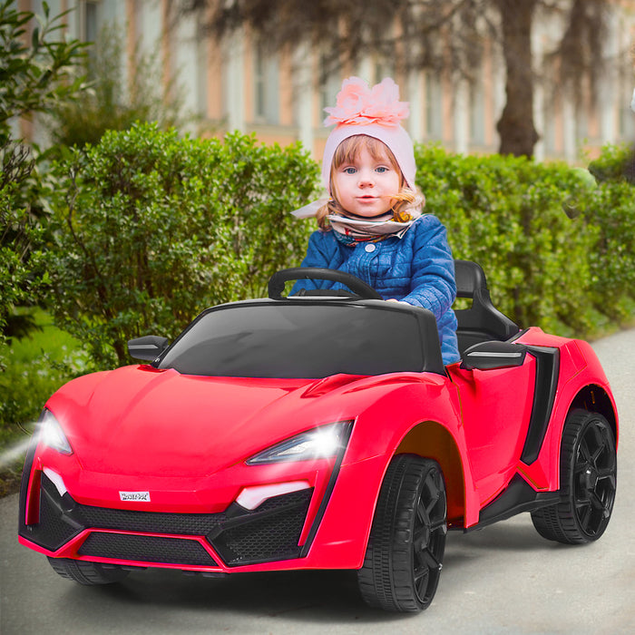 12V Electric Kids Car - 2.4G Remote Control, Spring Suspension, Black - Ideal for Children's Outdoor Play Fun
