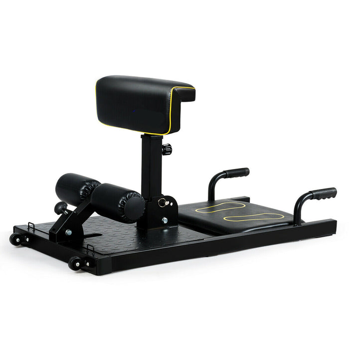 8-in-1 Squat Machine - Gym Quality Fitness Equipment - Perfect for Quads, Glutes and Lower Body Workouts