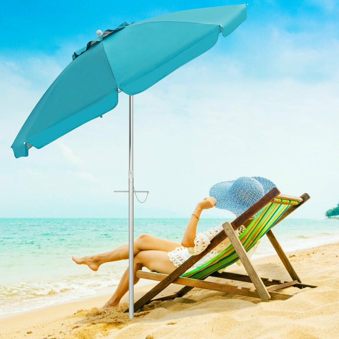 2m Sunshade - Tilting Umbrella with UPF 50+ Sun Protection - Ideal for Outdoor Relaxation and Skin Protection