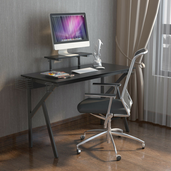 K-Frame Desk - Computer Desk with Adjustable Monitor Shelf - Ideal for Office or Home Workspace Optimization