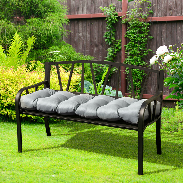 Garden Bench Cushion - 15cm Thick for Outdoor and Indoor Use, Beige - Ideal Comfort Solution for Garden Bench Owners