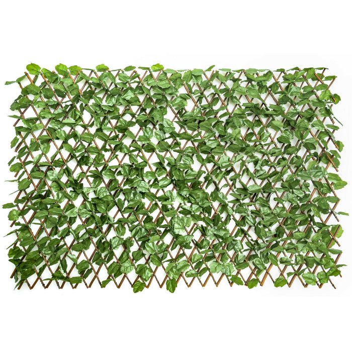 Expanding Ivy Covered Trellis - Artificial, 3 Piece Set - Ideal for Home and Garden Decorations