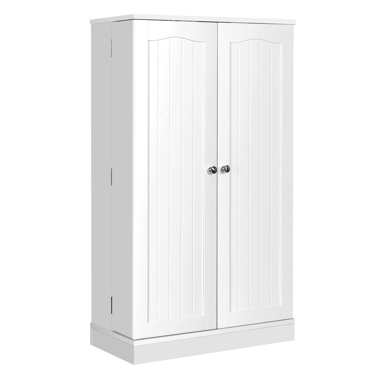 Two-Door Storage Unit - Pantry Cabinet with Six Adjustable Shelves - Ideal for Organised Kitchen Storage Solutions