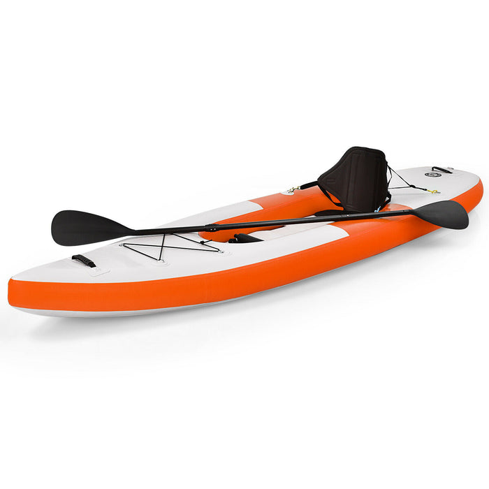 Inflatable Single Seat Kayak - Paddle, Canoe Features - Ideal for Solo Water Enthusiasts