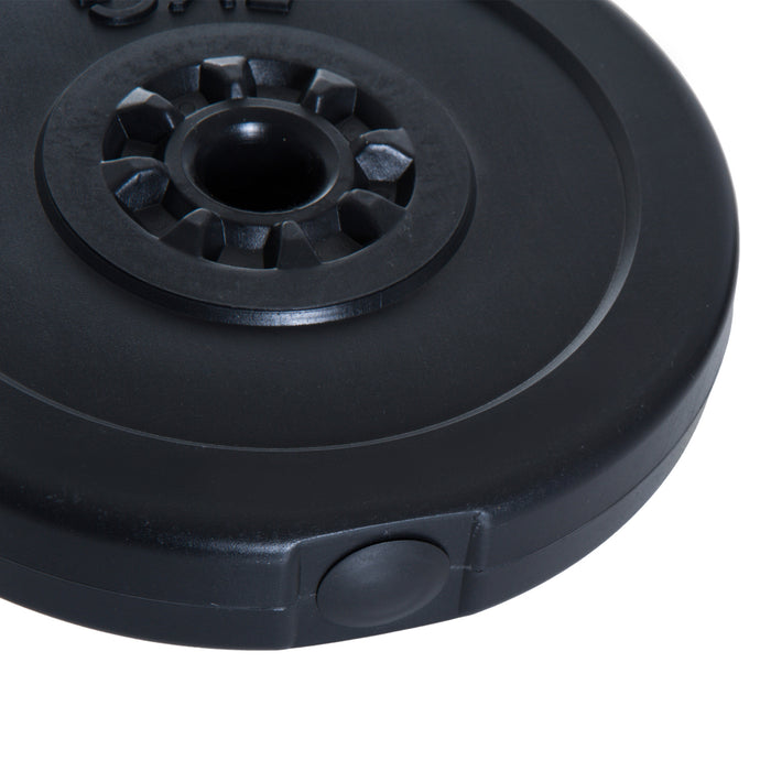 4pc Gym Barbell Plates Set - Durable 2x5kg & 2x10kg Dumbbell Weights for Fitness Training - Ideal for Intense Body Workouts and Strength Building