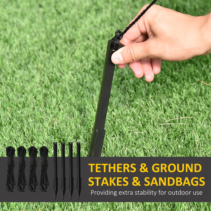 7ft Halloween Inflatable Tree with Ghosts and Clown Pumpkins - Next Day Delivery - Ideal for Spooky Yard Decorations