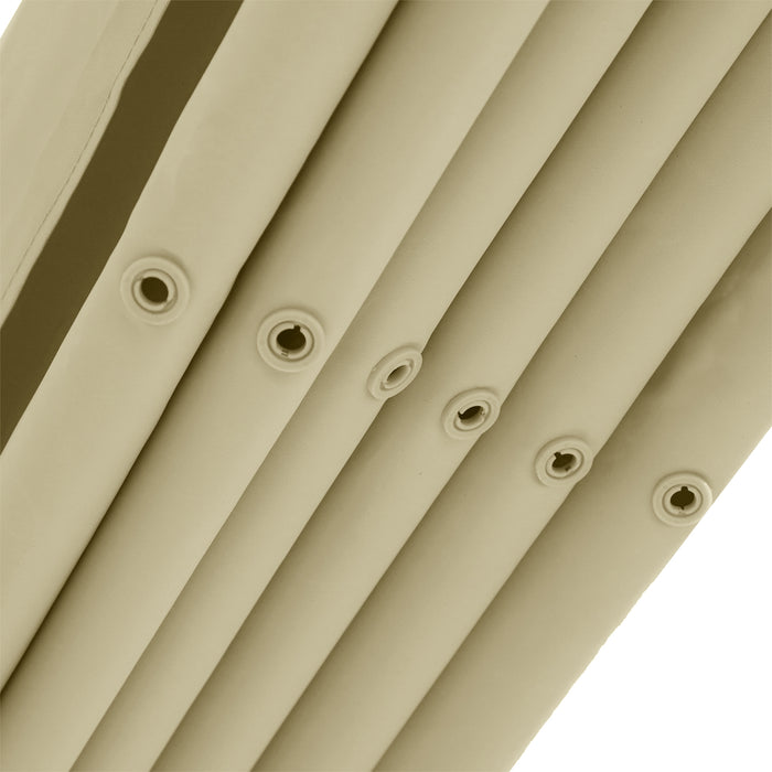 3.5M x 3.5M Beige Metal Pergola with Retractable Canopy - Outdoor Garden Sunshade Shelter, Gazebo Awning - Ideal for Marquee Party, BBQ, and Weather Protection