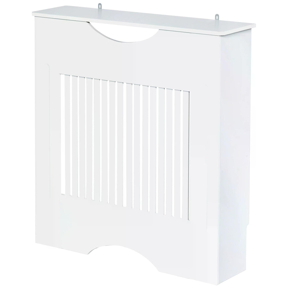 E1 White MDF Radiator Cover 78cm - Elegant Home Heating Guard — Shopsta UK