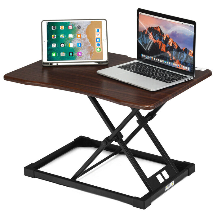 Desk Riser - Height Adjustable with Easy Lift Feature - Ideal for those seeking Improved Ergonomics at Work