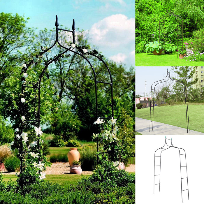 Gothic Rose Arbour - Charming Garden Structure for Climbing Plants - Ideal for Green Thumbs Looking for Outdoor Elegance