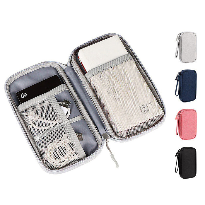 Waterproof Cable Organizer Storage Bag - Electronics Accessory Case for Charger, Hard Drive, Power Bank - Ideal for Digital Devices & Tech Enthusiasts