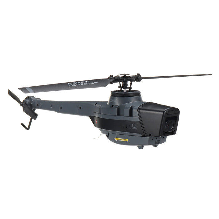 C128 2.4G 4CH 6-Axis RC Helicopter - 1080P Camera, Optical Flow Localization, Altitude Hold, Flybarless - Perfect for Stabilized Aerial Photography and Smooth Flying Experience