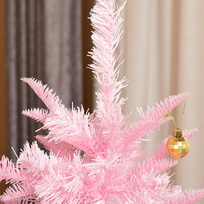Artificial 5ft Pink Pop-up Christmas Tree - Easy Automatic Setup for Festive Home Decor - Ideal for Holiday Parties and Celebrations