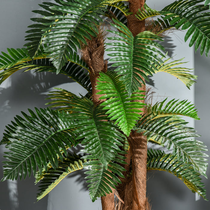 Artificial Fern Tree - 150cm/5FT with 36 Lush Leaves in Nursery Pot - Ideal for Indoor and Outdoor Decorative Greenery
