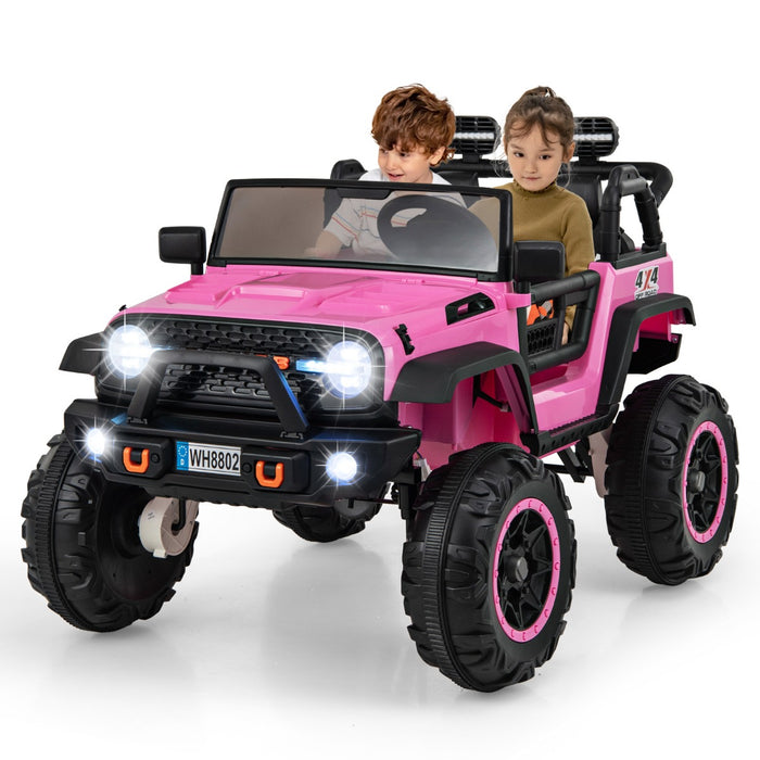 Ride On Car with Remote Control - 2-Seater with Horn Feature - Perfect for Boys and Girls
