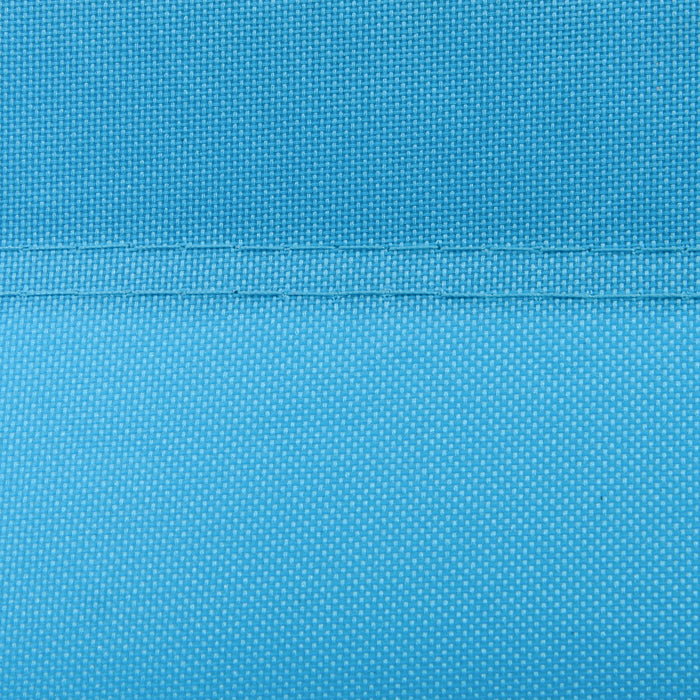 Outdoor Folding Chaise Lounge Chair - Reclining Pool Sun Tanning Chair with Steel Frame & Breathable Mesh, Sky Blue - Ideal for Patio, Beach, and Poolside Relaxation