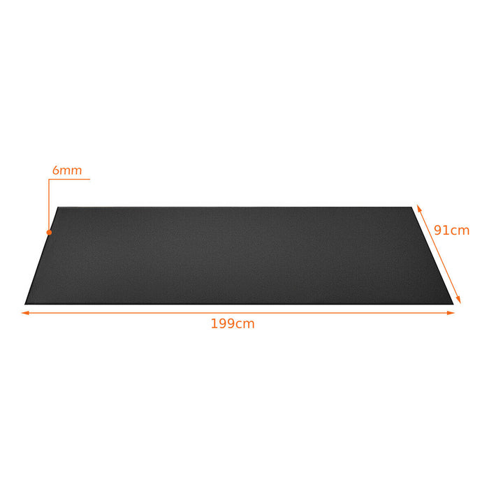 199cm Waterproof Mat for Treadmill, Floor and Carpet Protection - Ideal for Gym Equipment and Home Fitness Environments