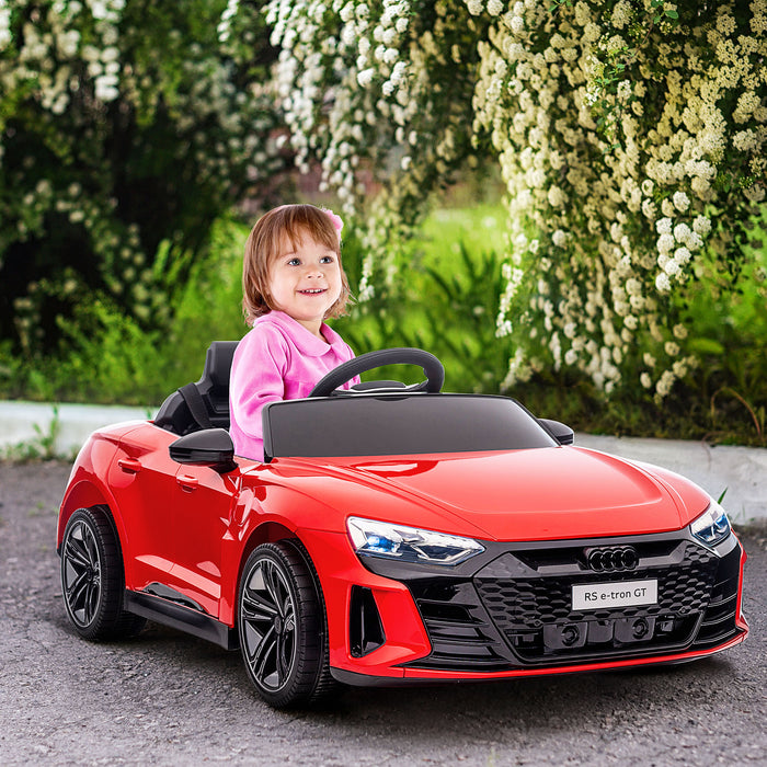 Audi Licensed Ride-On Car - 12V Electric Toy with Remote Control, Suspension, Lights & Music - Perfect for Kids' Fun and Entertainment