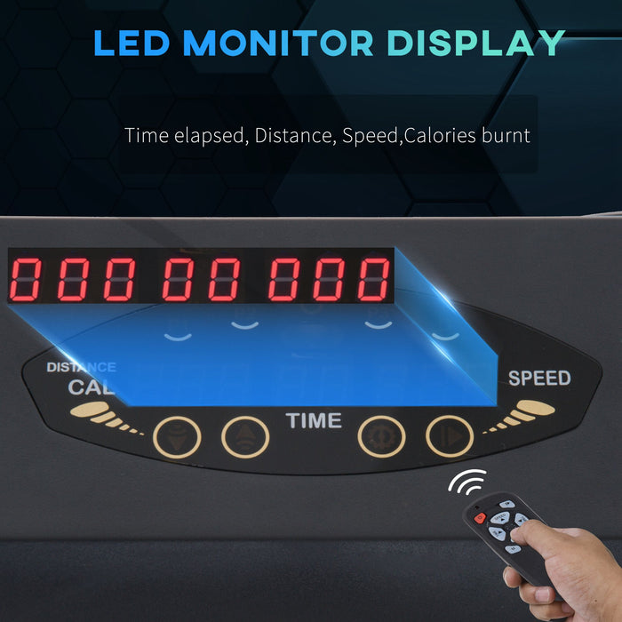 Compact Folding Electric Treadmill - 0.5 HP Motor, 1-6 km/h Adjustable Speed, Indoor Exercise & Walking Machine with Remote Control - Perfect for Home Gym Fitness Routine