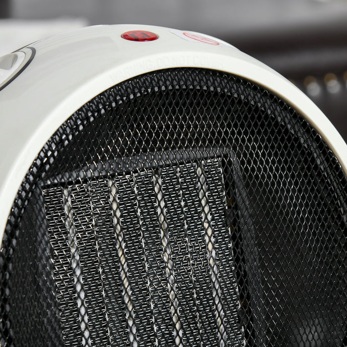 Ceramic Electric Portable Heater – 3 Heating Modes with Adjustable Temperature & Safety Features – Ideal for Small Spaces & Personal Warmth