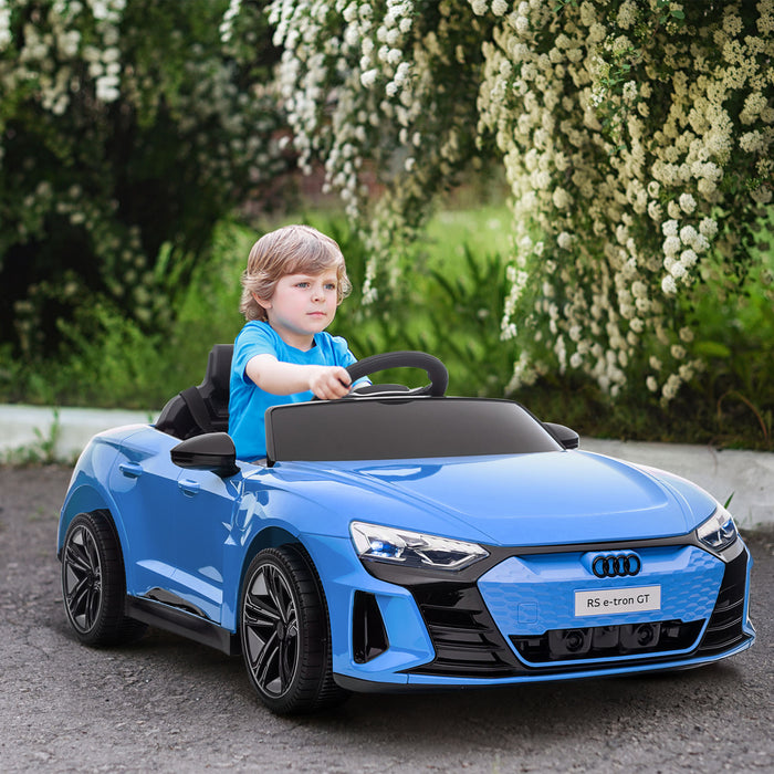 Audi Official Kids' Electric Ride-On Vehicle - 12V Battery-Powered Car with Suspension, LED Lights & Music - Remote-Controlled Toy for Safe & Fun Play
