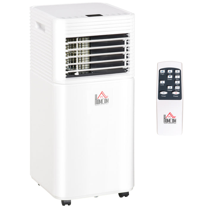 9000 BTU 4-In-1 Portable Air Conditioner - Cooling, Dehumidifying, Ventilating with Fan Function - Includes Remote, LED Display, 24-Hour Timer, Auto Shut-Down Feature