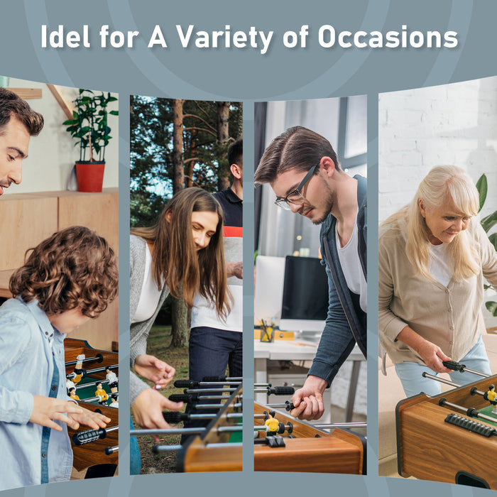 Compact 2ft Indoor Foosball Table - Arcade-Style Football Game for Home and Bars - Perfect for Game Rooms and Recreational Events