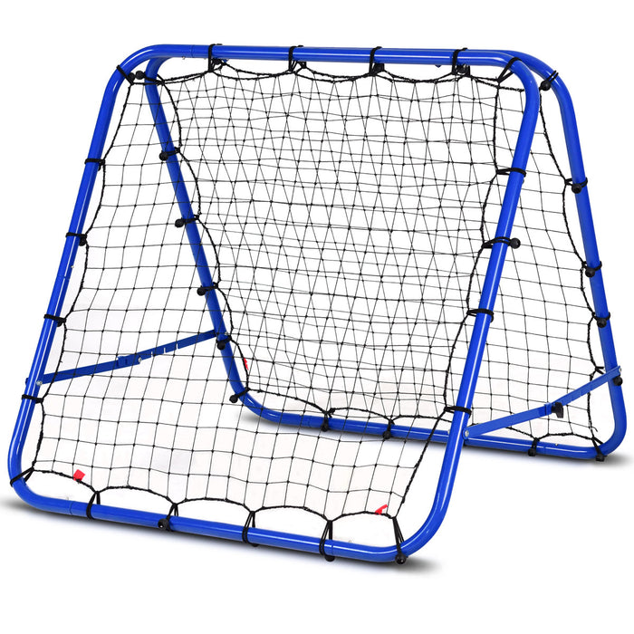 Football Training Equipment - Double-sided Rebounder Net, Field Practice Tool - Ideal for Goalkeeper Reflex and Ball Control Skills Improvement