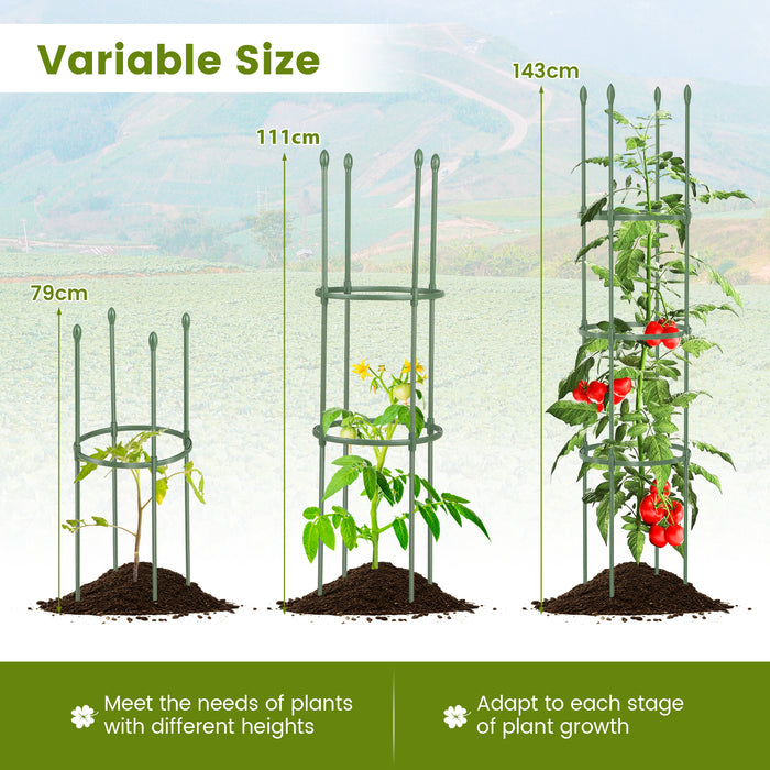 2-Pack Garden Trellis - Heavy-Duty, Adjustable Height Feature - Ideal for Climbing Plants and Garden Enthusiasts