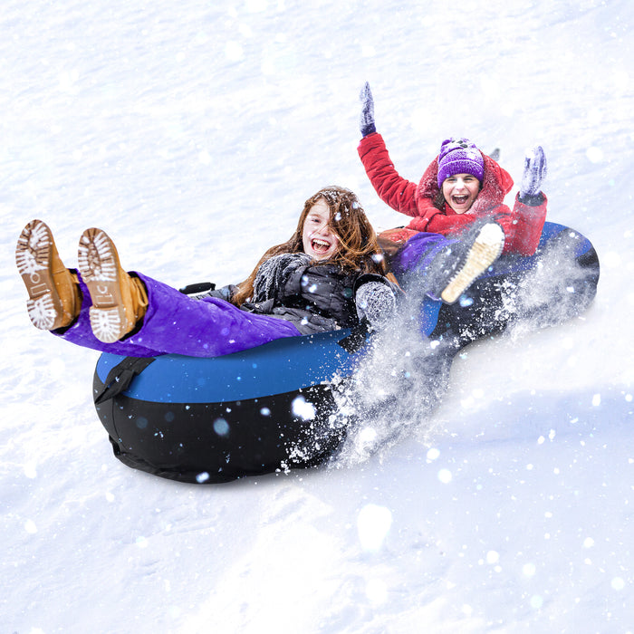 Inflatable Snow Tube - Fun Winter Activity, Suitable for 2 People, Perfect for Adults & Kids - Solves Boredom in Cold Snowy Weather