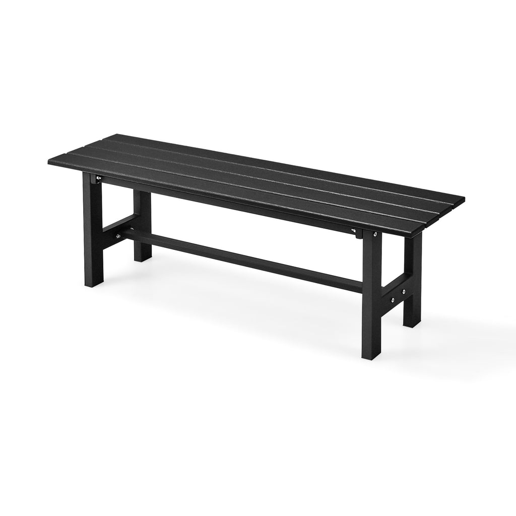 Outdoor Bench for 2 - Slatted Seat Feature - Ideal for Garden and Patio Use