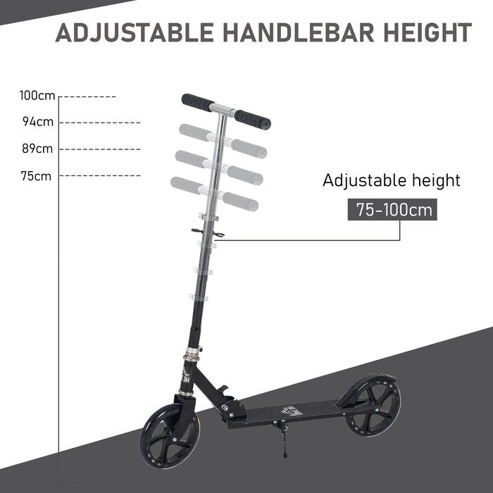Adjustable Height Kids Scooter for 3-8 Years Old - Foldable, Rear Brake, Ride-on Toy - Ideal for Boys & Girls Outdoor Fun