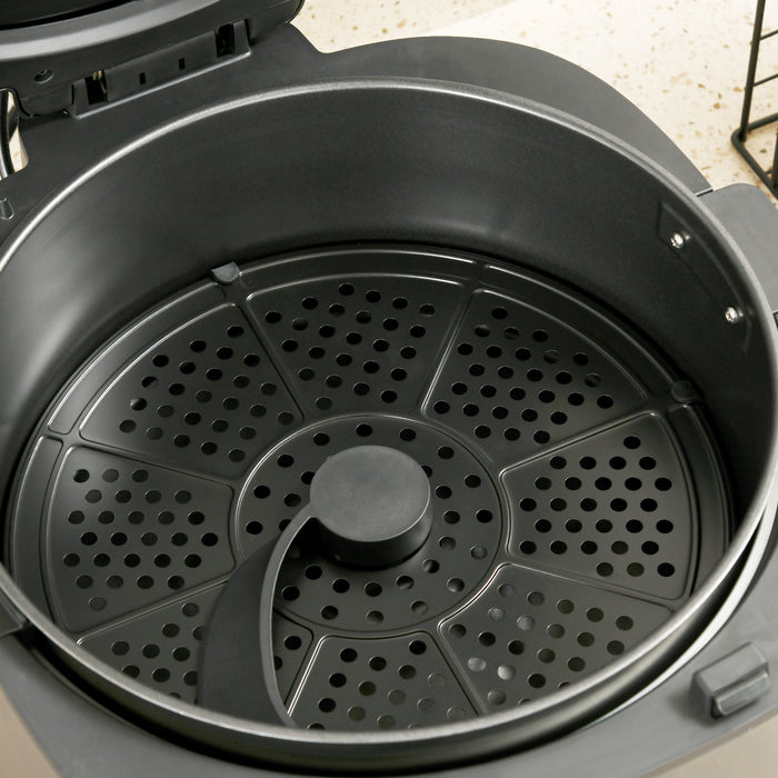 Rapid Air Circulation Family Air Fryer - 6.5L Oil-Free Cooking & Included Recipes - Adjustable Temperature with 60-Minute Timer for Healthier Meals