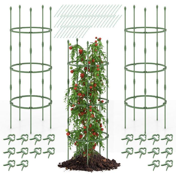 Garden Trellis 3-Pack - Ideal for Climbing Vines, Flowers, Potted Plants, Vegetables and Fruits - Perfect Gardening Solution for Plant Lovers