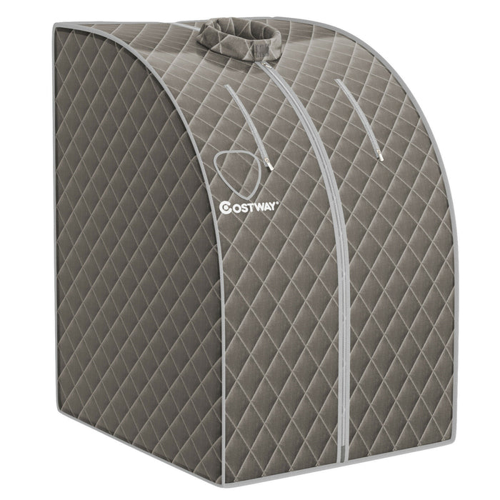 3L Full Body Steam Sauna - Portable Slimming Detox Sauna Tent - Ideal for Home Detoxification and Weight Loss Regimens
