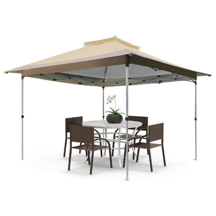 Pop Up Gazebo Brand - Portable Canopy Shelter with Vented Top - Ideal for Outdoor Sheltering without Mesh Netting