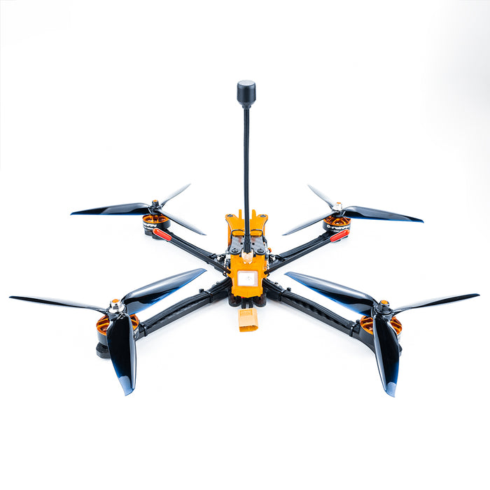 DarwinFPV Darwin129 - 7 Inch Long Range 4S FPV Racing RC Drone PNP (Payload 2KG) with 2507 1800KV Brushless Motor & M80 GPS - Perfect for Hobbyists and Professional Aerial Photography