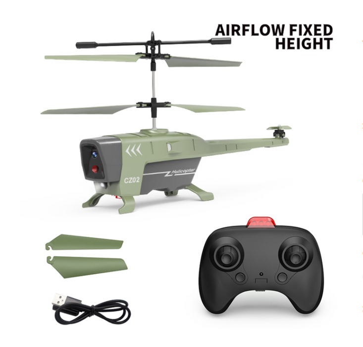 CX068 Black Ant - 2.5CH 3.5CH Intelligent Obstacle Avoidance Airflow Fixed Height RC Helicopter with USB Charging - Perfect for Beginner Flyers and Indoor Entertainment