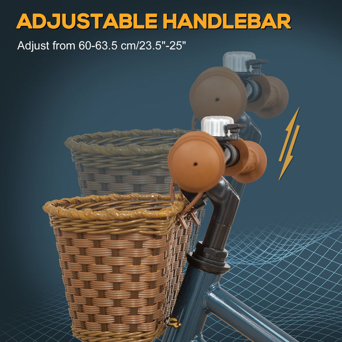 Kids Balance Bike - No-Pedal Training Bicycle for 3-6 Year Olds with Adjustable Handlebars, Basket, and Bell - Perfect for Toddlers and Young Children Learning to Ride