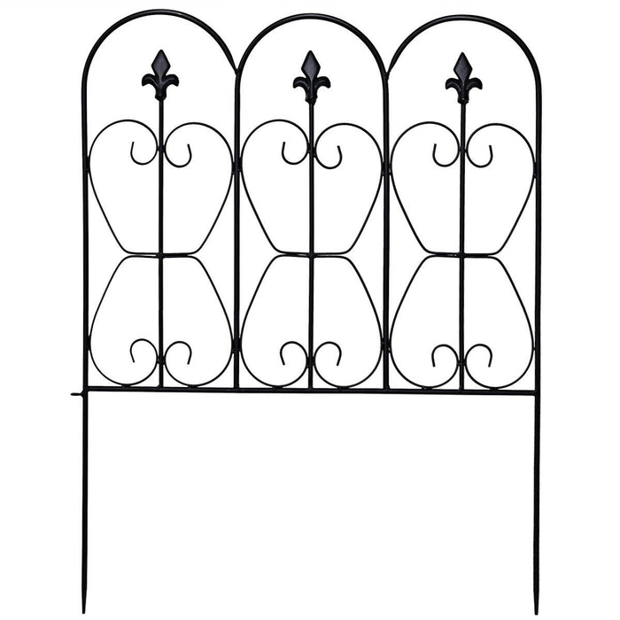 Decorative Garden Fencing Panels - Arched, Inter-lockable Design for Landscape Upgrade - Ideal for Homeowners Seeking Yard Beautification