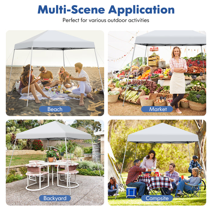 3M - Portable 3 x 3 Pop-up Blue Gazebo with Carrying Bag - Ideal for Outdoors and Event Hosting
