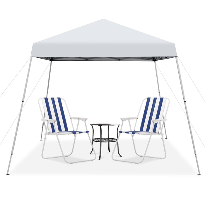 3M - Portable 3 x 3 Pop-up Blue Gazebo with Carrying Bag - Ideal for Outdoors and Event Hosting